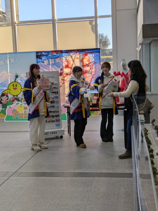 🍑福島機場迎接活動🍑